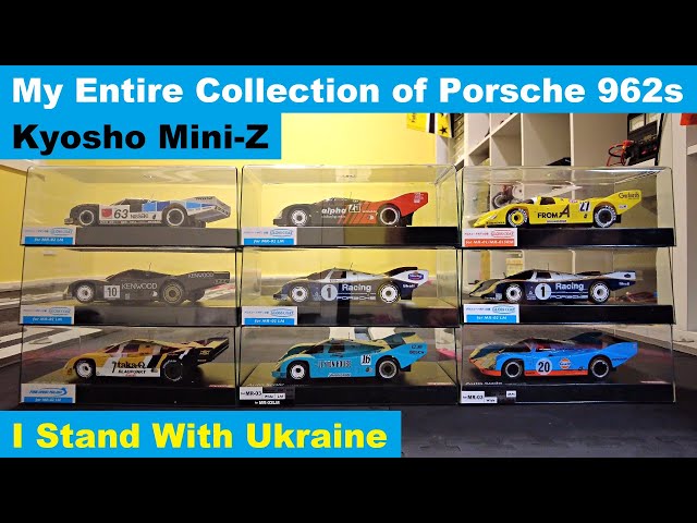 Kyosho Mini-Z - All of My Porsche 962 Cars - YouTube