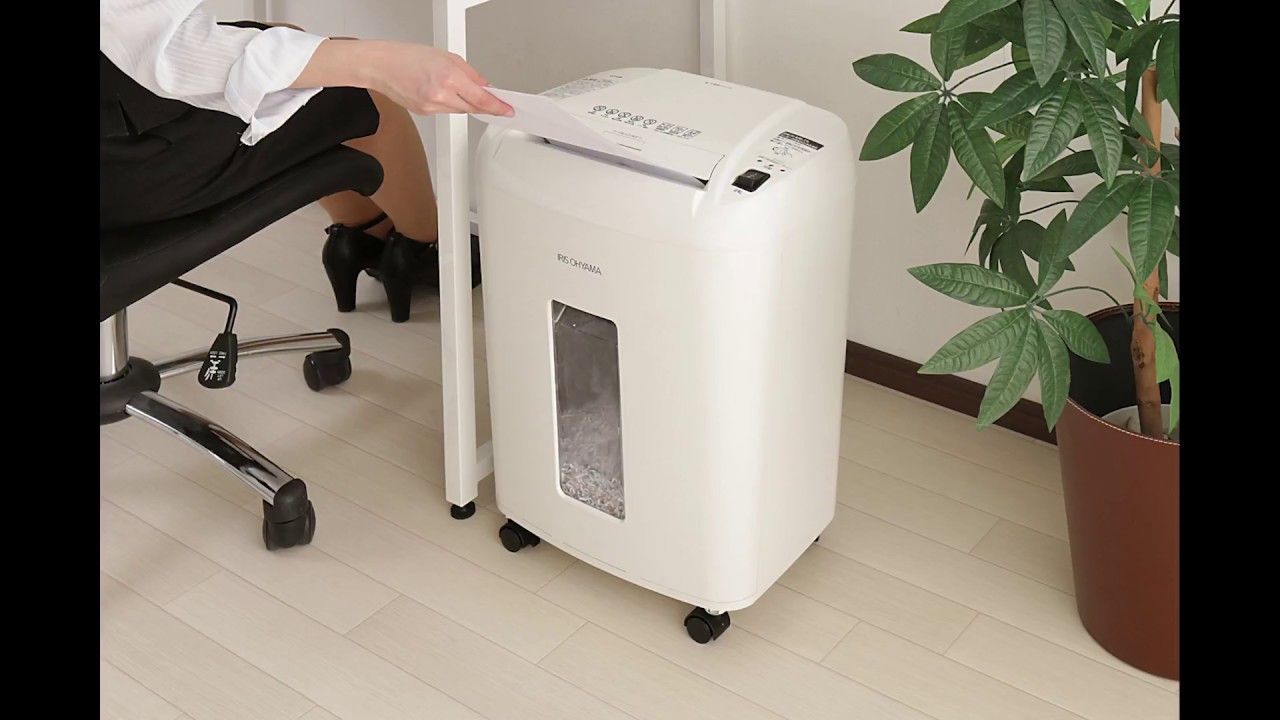 細密オフィスシュレッダー OF12M - YouTube