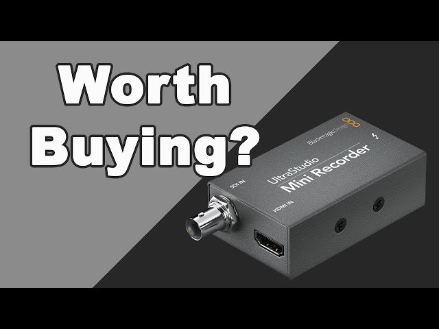 BlackMagic UltraStudio Mini Recorder Review for Video Capture