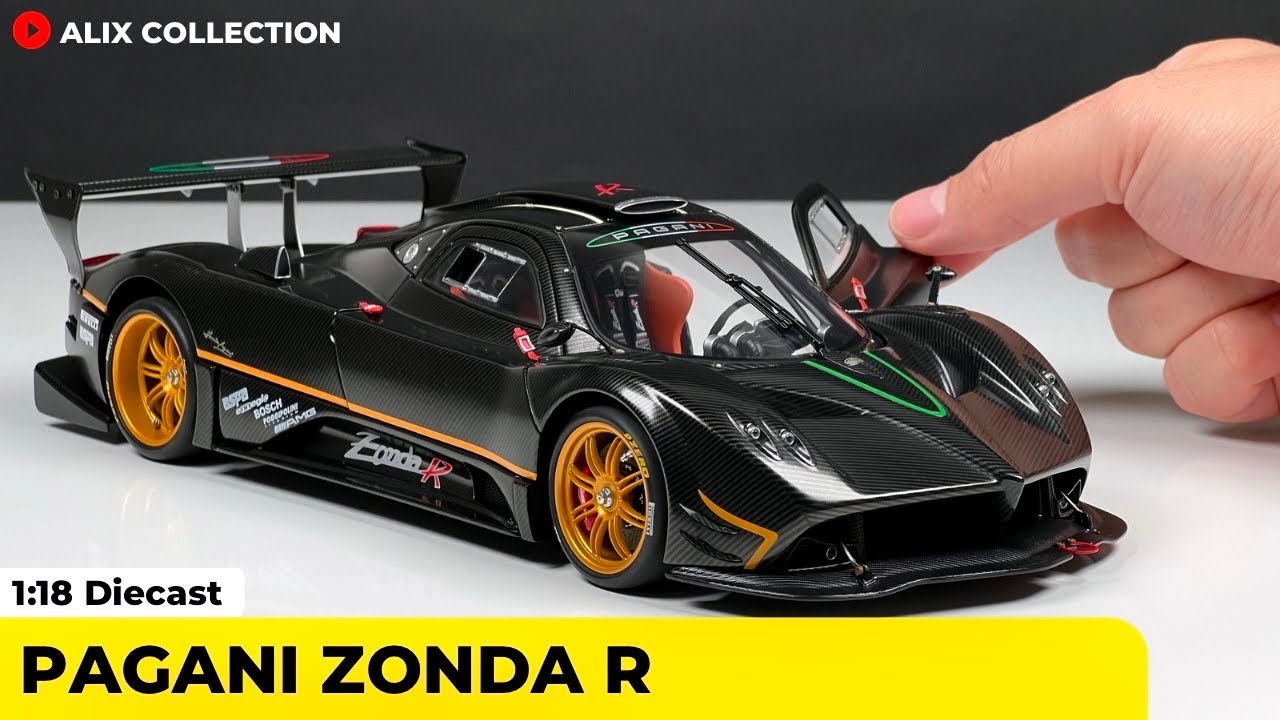 Unboxing of Pagani Zonda R 1:18 Diecast Model Car by AUTOart