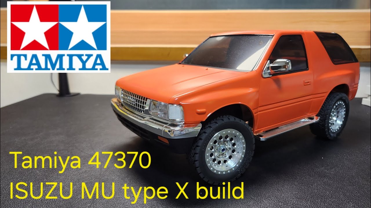 タミヤ 47383 1/10RC いすゞ ミュー TYPE X ブラックメタリック