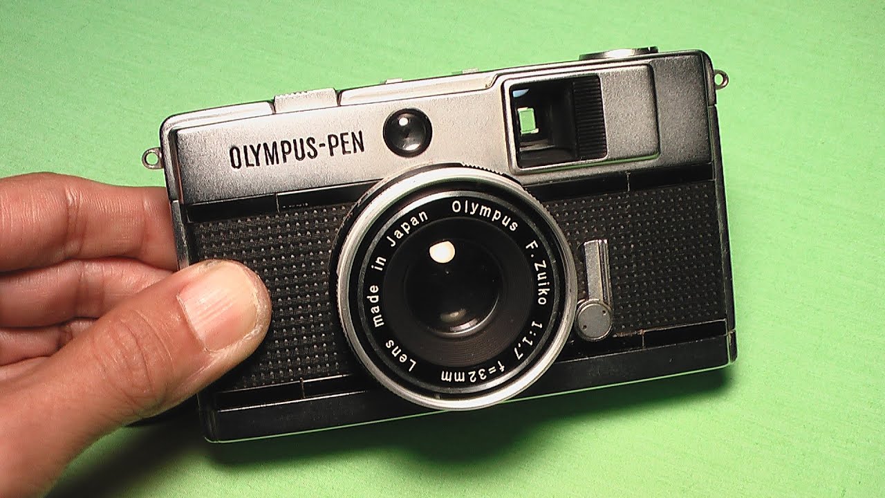 中古】【送料無料】【保証付 】OLYMPUS PEN EED S/N 773644（ケース