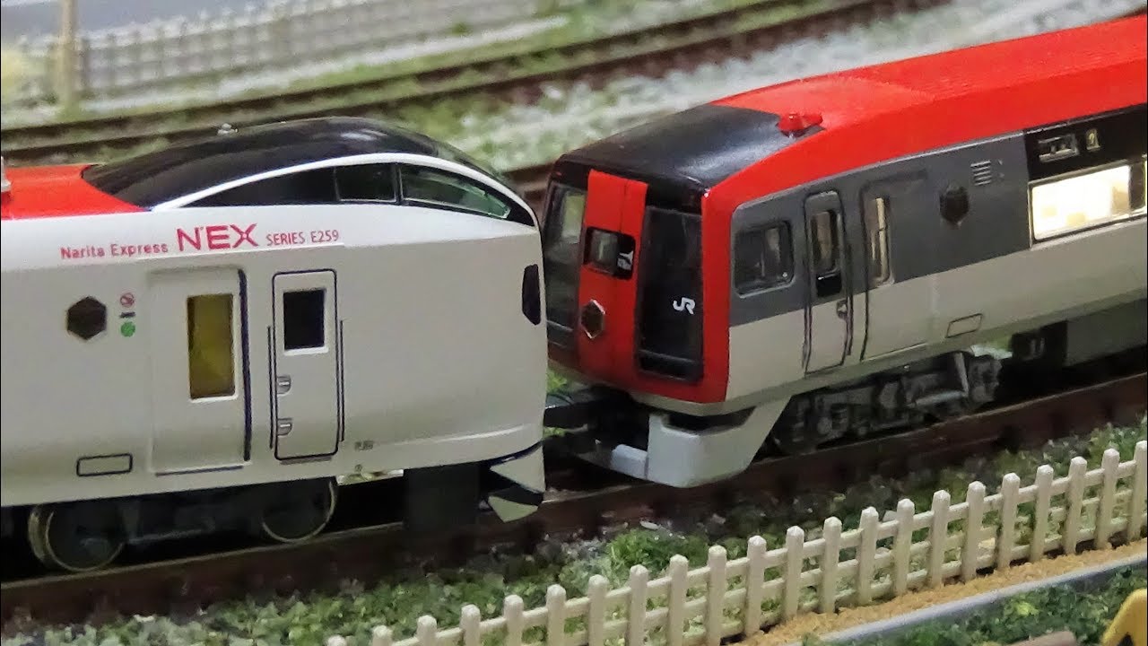 Nゲージ E259系+253系 マリンエクスプレス踊り子仕様 走行シーン集