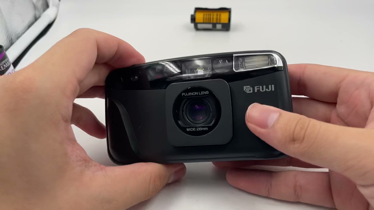 How to use Fuji mini everyday op, Tutorial, rewinding, loading