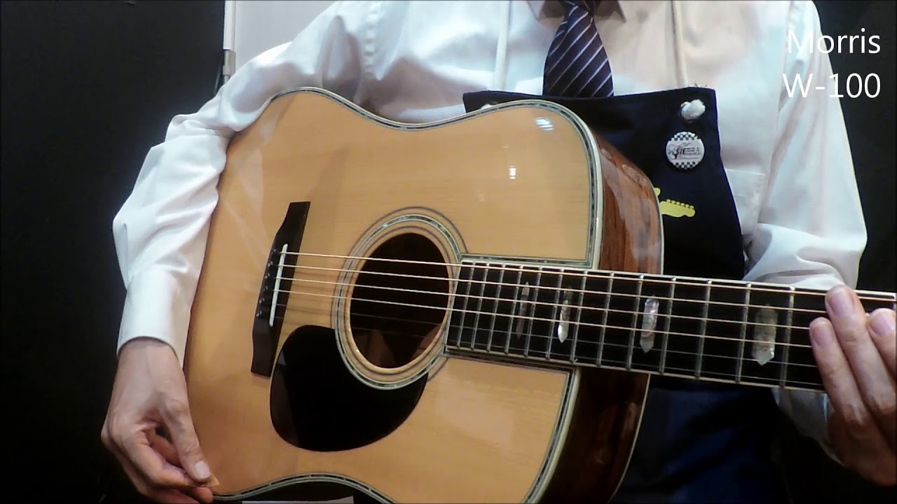 Morris ギターW100