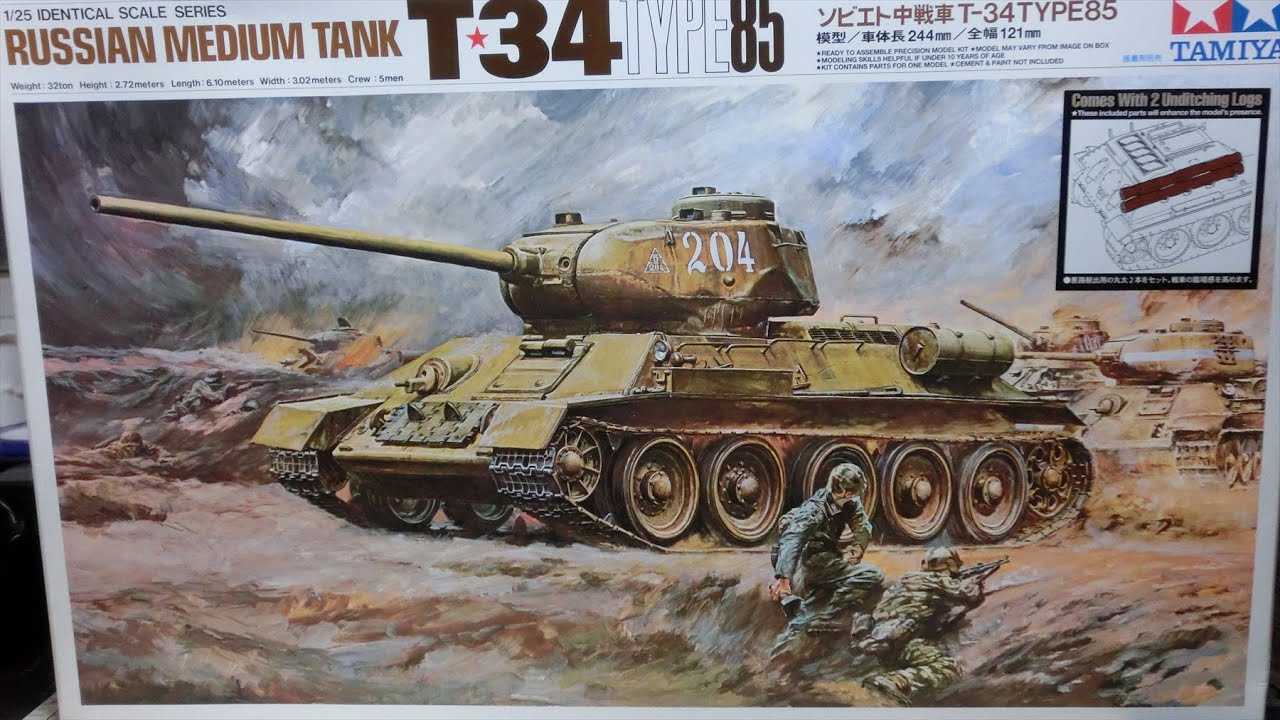 タミヤ 1/25 ティーガー パンターA T34 戦車セット タミヤ 1/25