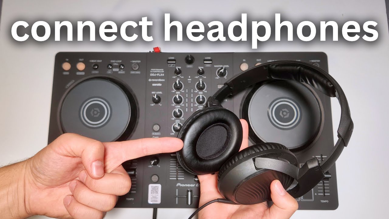 How to Connect Headphones to Pioneer DDJ-FLX4 (Beginner DJ