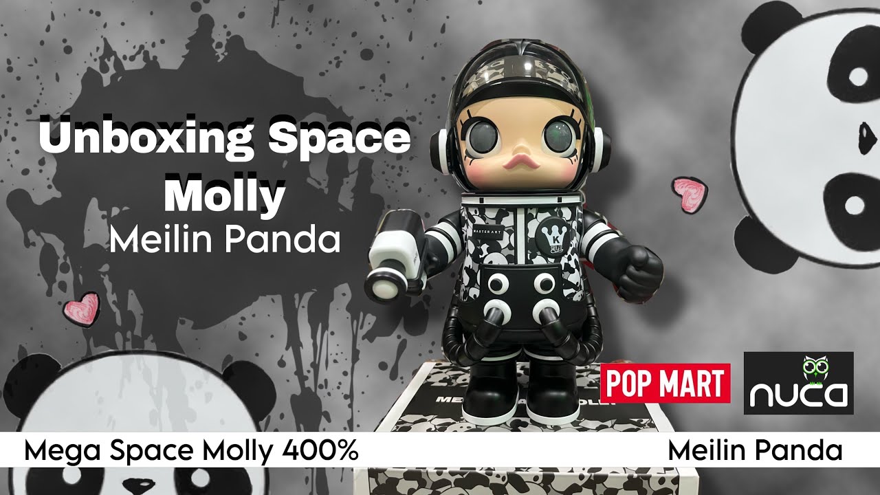 MEGA SPACE MOLLY MEILIN PANDA BY ‪@POPMARTOFFICIAL‬ - YouTube
