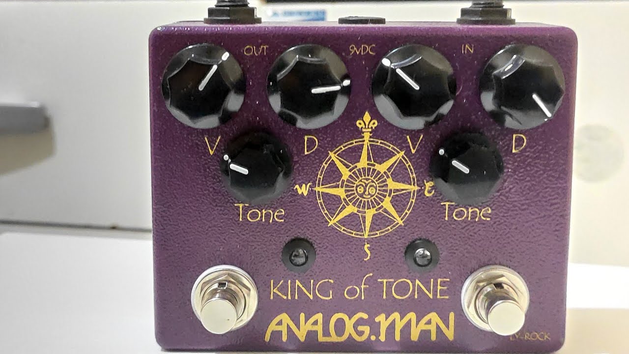Analogman king of tone LY-Rock 旧型筐体 LYR PEDALS ly rock ,Guitar