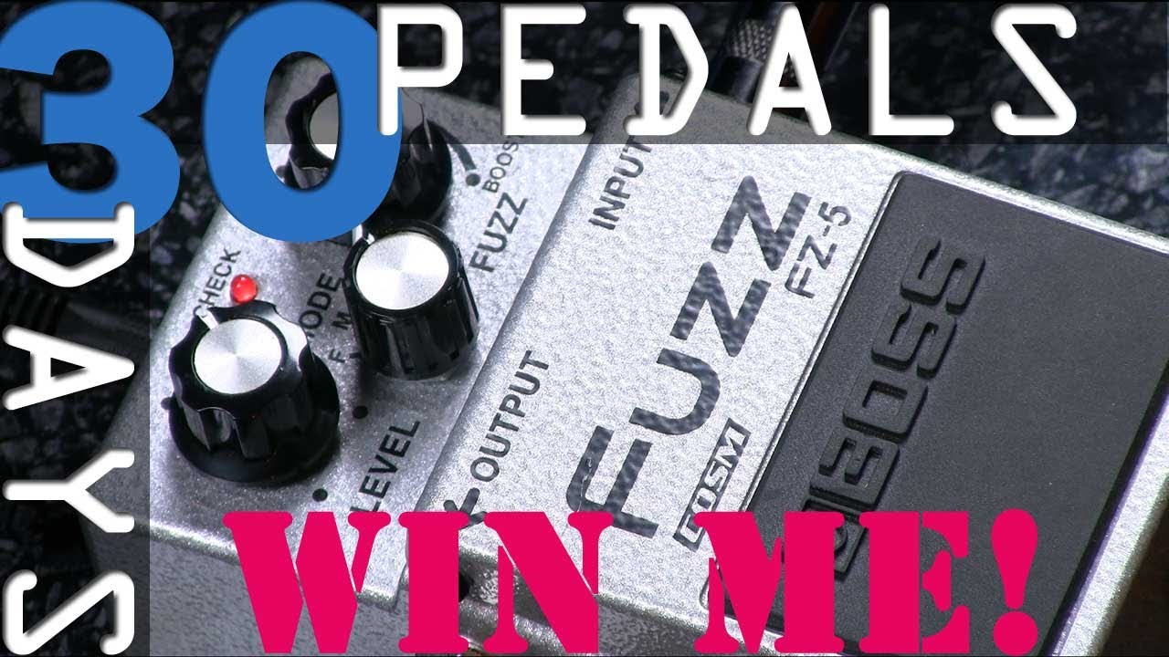 Boss FZ-5 Fuzz Bitesize Review - 30 Days, 30 Pedals - WIN! - YouTube
