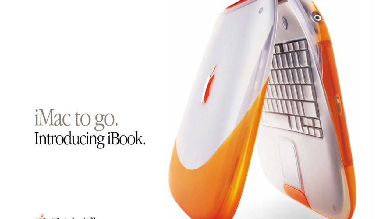 apple】 2001年製 当時物 ポスター iBook apple】 2001年製 当時物