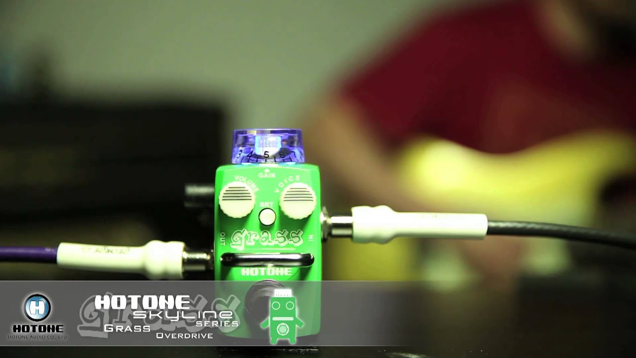 Hotone Grass Overdrive pedal demonstration by Guitarcube - YouTube