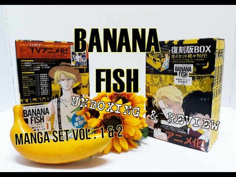 BANANA FISH MANGA BOX SET VOL. 1 & 2 UNBOXING AND REVIEW - YouTube