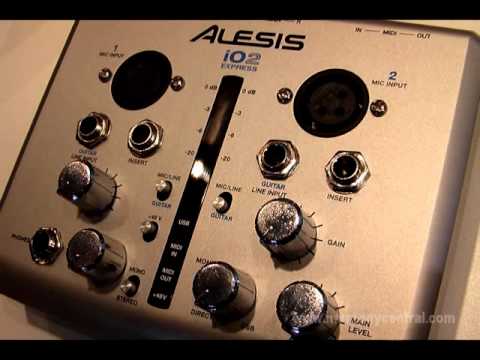 Alesis iO2 Express - YouTube