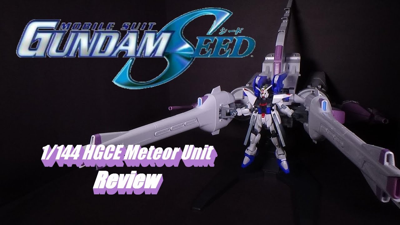 1/144 HGCE Meteor Unit + Freedom Gundam Review - YouTube