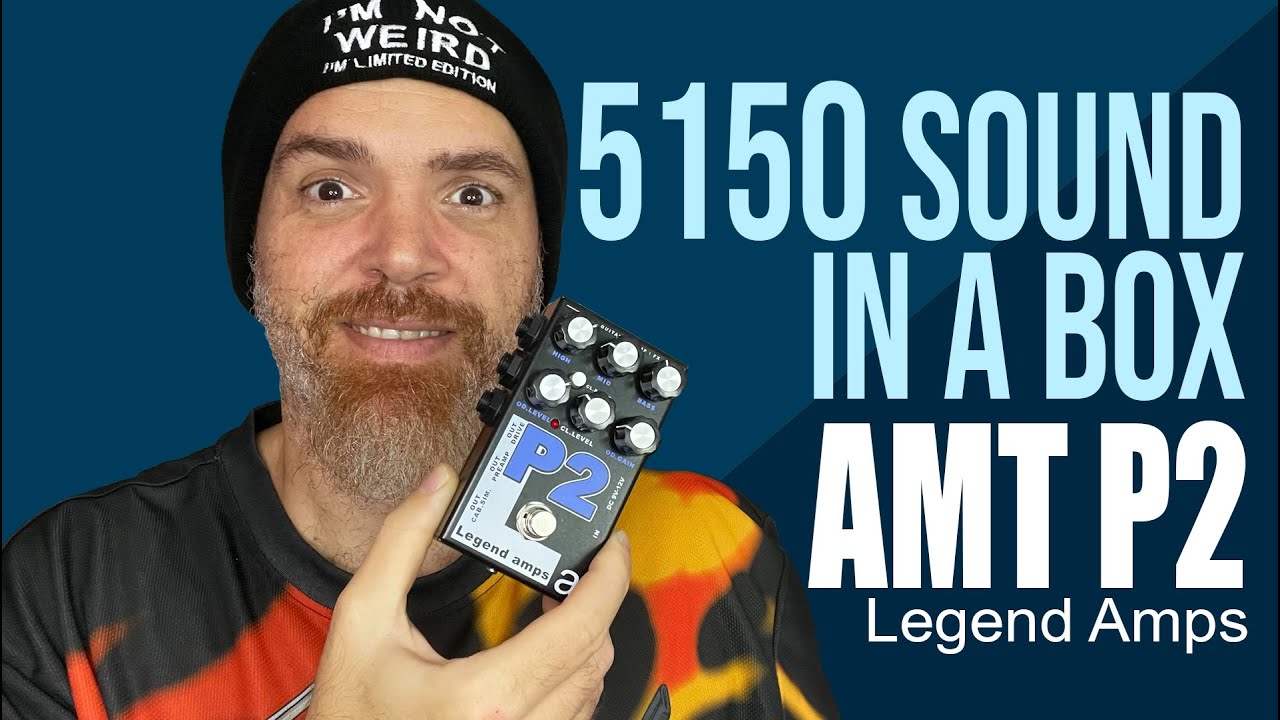 AMT P2 Guitar PREAMP Pedal REVIEW. The Classic Peavey 5150 Sound