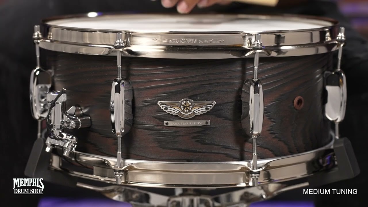 Tama 14x6 Star Reserve Solid Japanese Cedar Snare Drum - Burnt