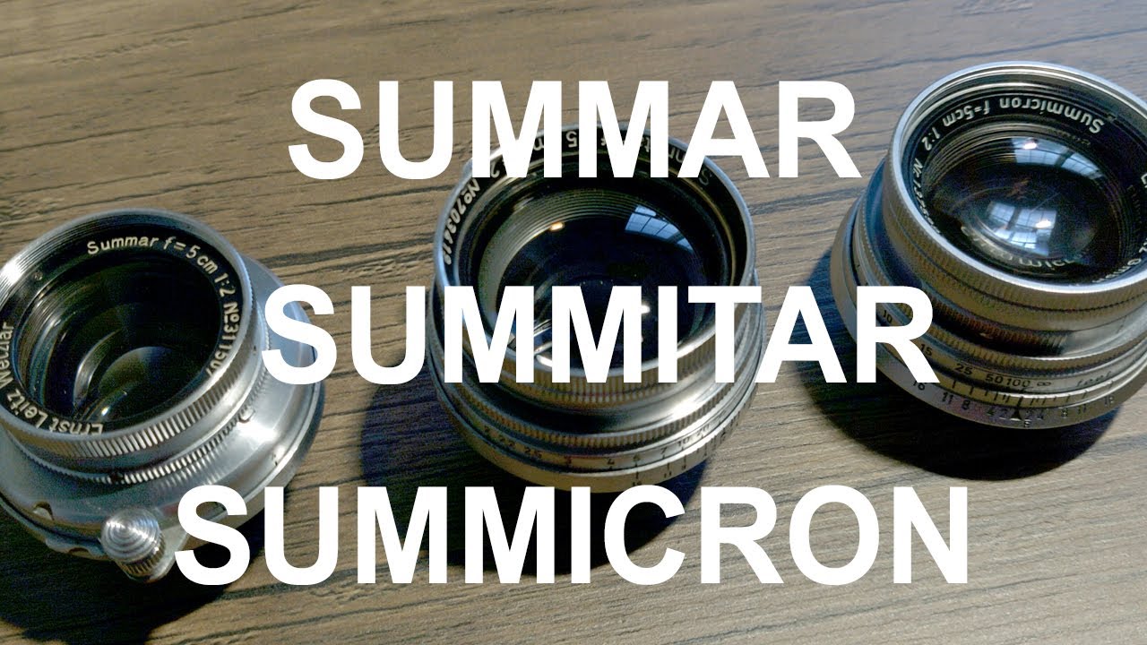 Leica 50mm F2 Collapsible Lens Comparison: Summar vs Summitar vs