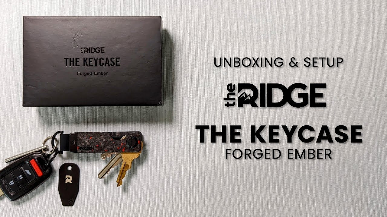 新品未使用品】TheRidge Key Case Forged Ember Unboxing The Ridge