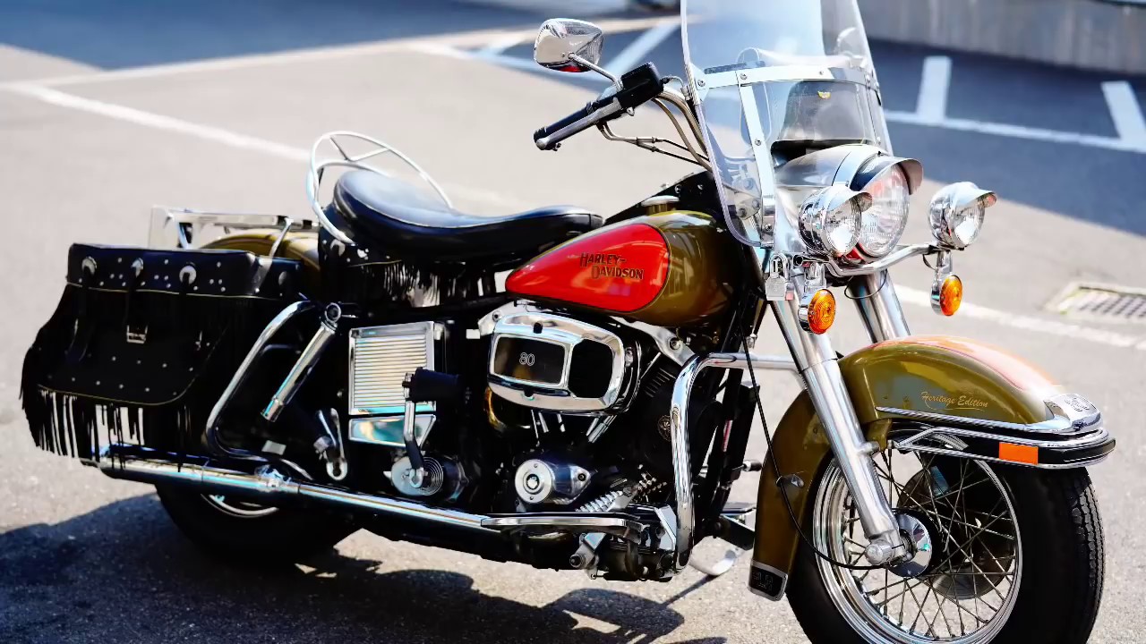 ナガノ Harey-Davidson FLH-80 (ショベルヘッド) Harley-Davidson