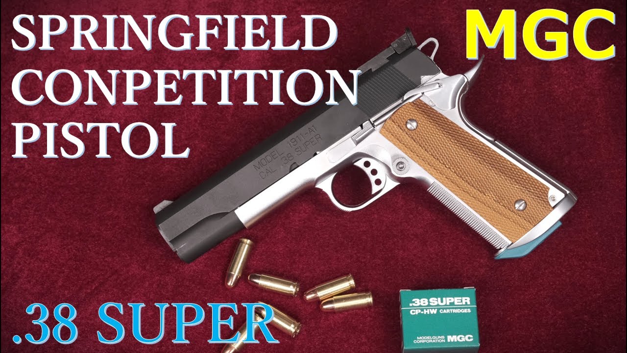 絶版モデルガン・MGC SPRINGFIELD CONPETITION PISTOL .38 SUPER：SRHW