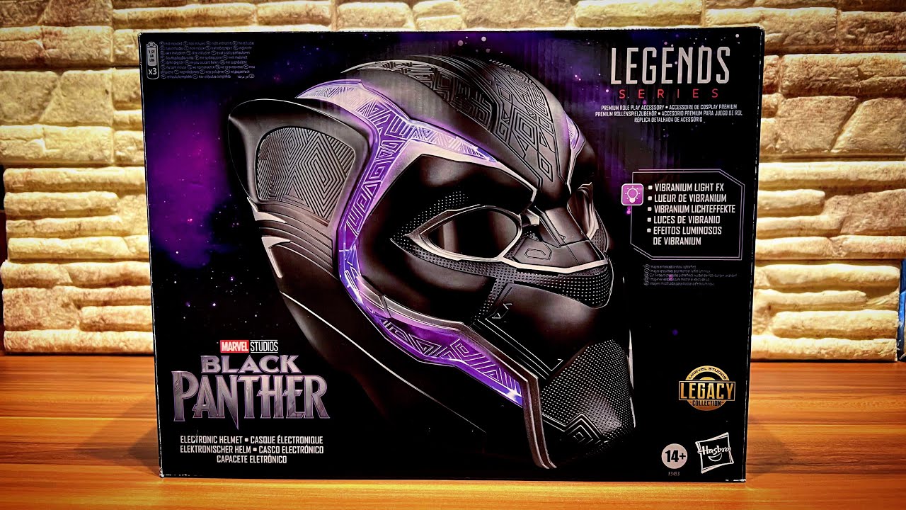 ハズブロ】定価2万円！！1／1スケールの光る！ブラックパンサーの