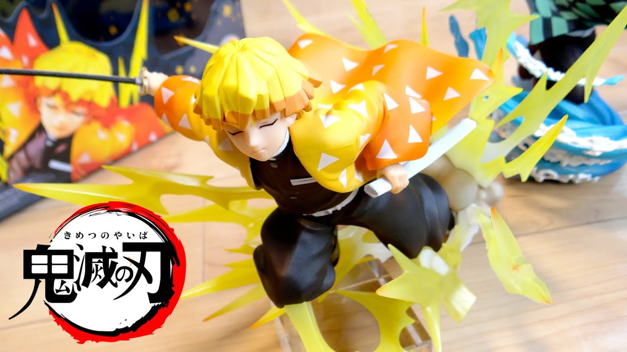 鬼滅の刃【我妻善逸 雷の呼吸 壱ノ型・霹靂一閃 六連】ジオラマ