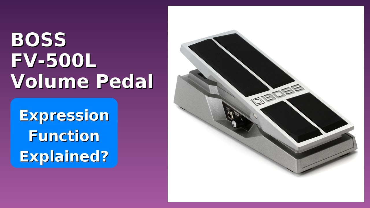REVIEW (2026): BOSS FV-500L Volume Pedal. ESSENTIAL details. - YouTube