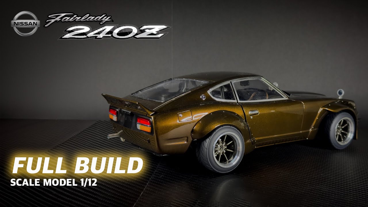 Full build] NISSAN FAIRLADY 240ZG (3D print ROCKET BUNNY) Car
