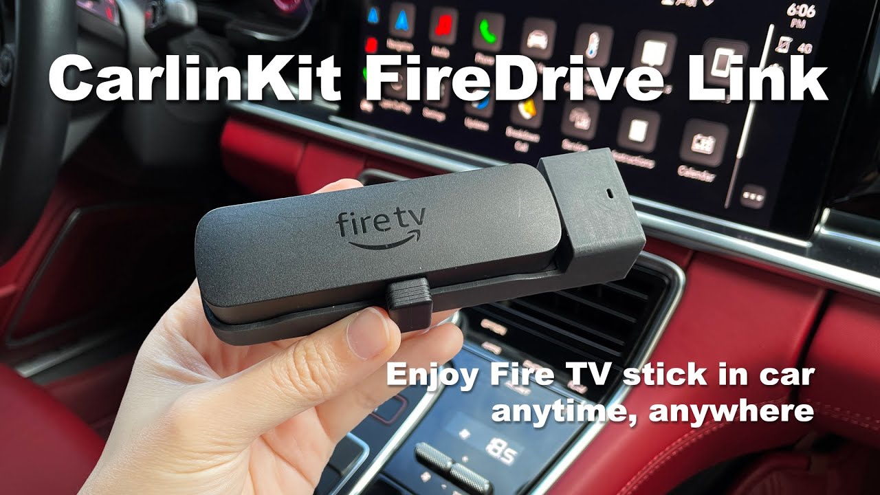 CarlinKit FireDrive Link-Use Fire TV Stick in car with CarPlay