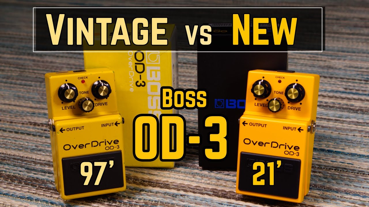 BOSS OD-3にも初年度マジックは存在するのか？初年度生産1997年8月