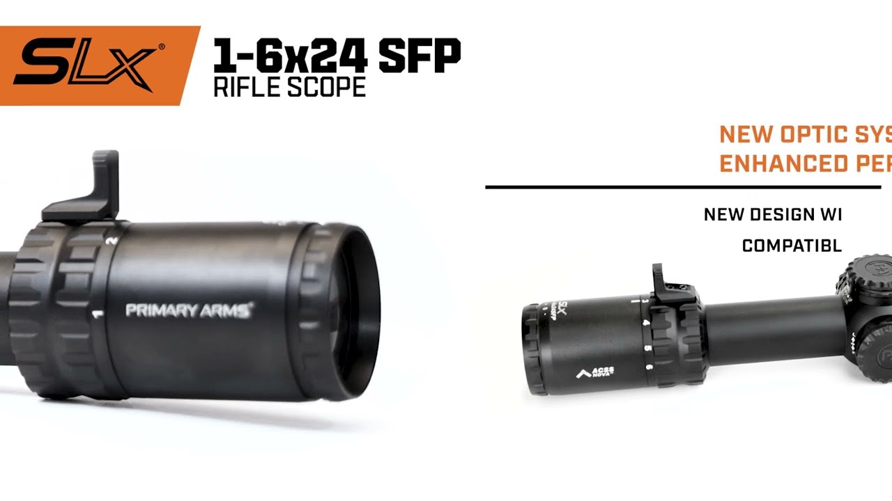 Primary Arms SLx 1-6x24 SFP Rifle Scope Gen IV - YouTube