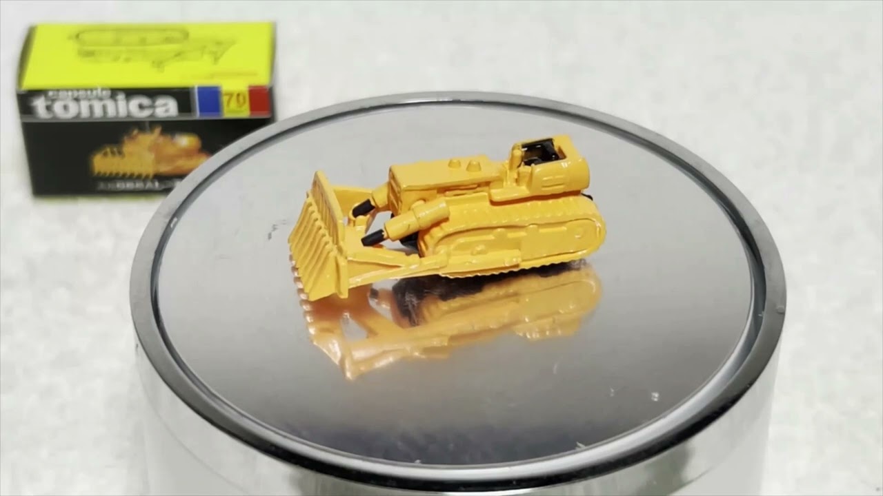 絶版 黒箱 トミカ 日本製 小松D65A ブルドーザ 70 #90【ミニカー紹介