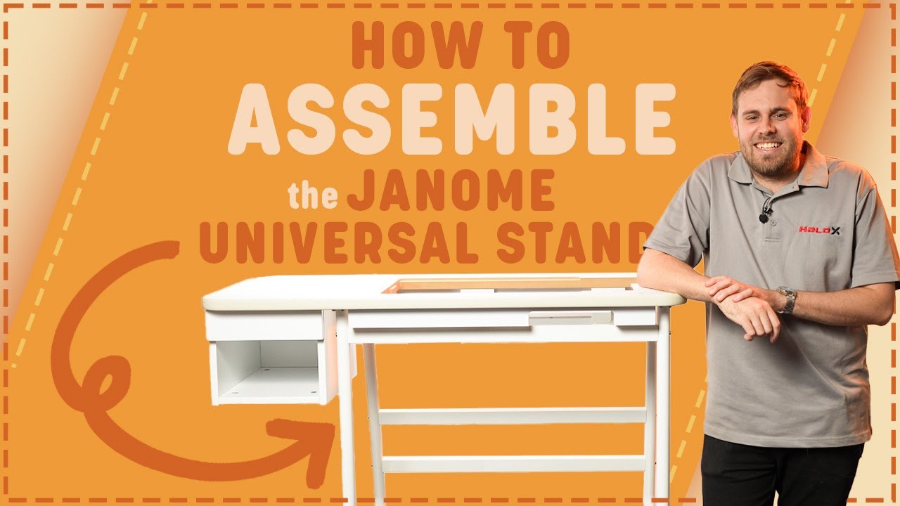 How to assemble the Janome Universal Table | Echidna Sewing - YouTube