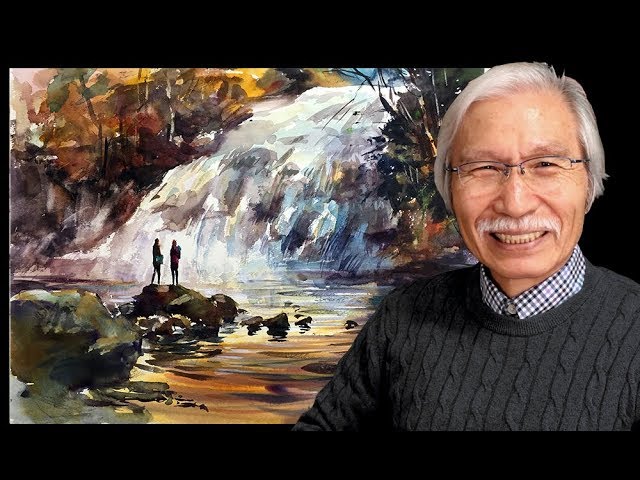 光の滝 抽象画 キャンパス アクリル 絵画 海 滝 水 光の滝 抽象画