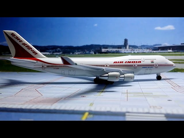 Reviewing the 1/500 Boeing 747-400 (Air India) by Herpa 512091