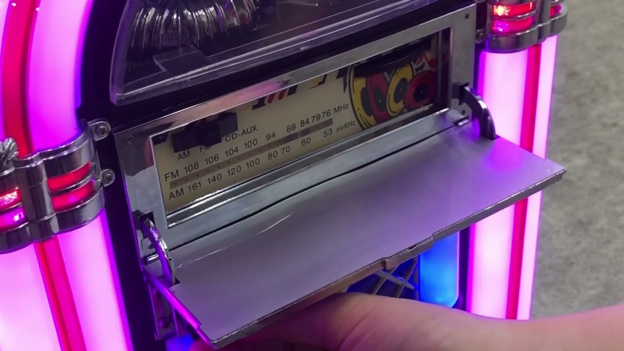 □サンライズミュウジック ジュークボックス型CDプレーヤー SRA-0003