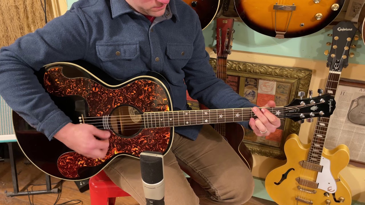 Epiphone SQ-180 エピフォン エヴァリー・ブラザーズ アコギ 髭