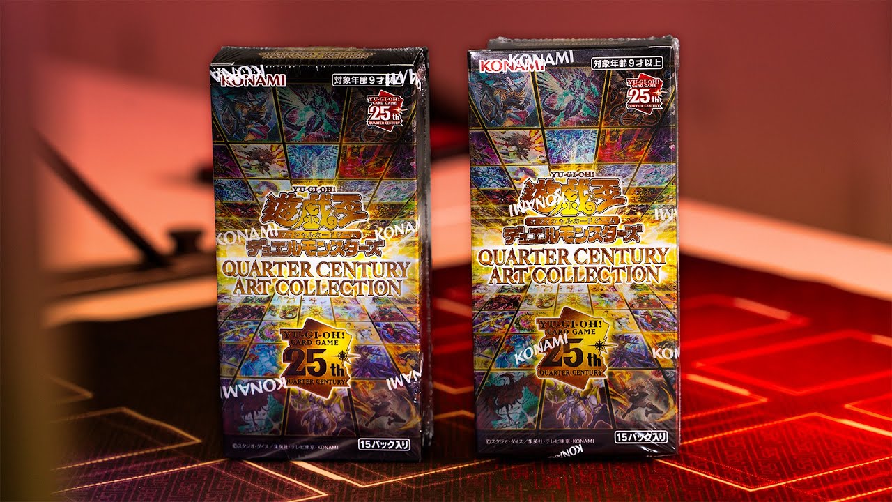 遊戯王QUARTER CENTURY ART COLLECTION 新品6BOX 遊戯王 QUARTER