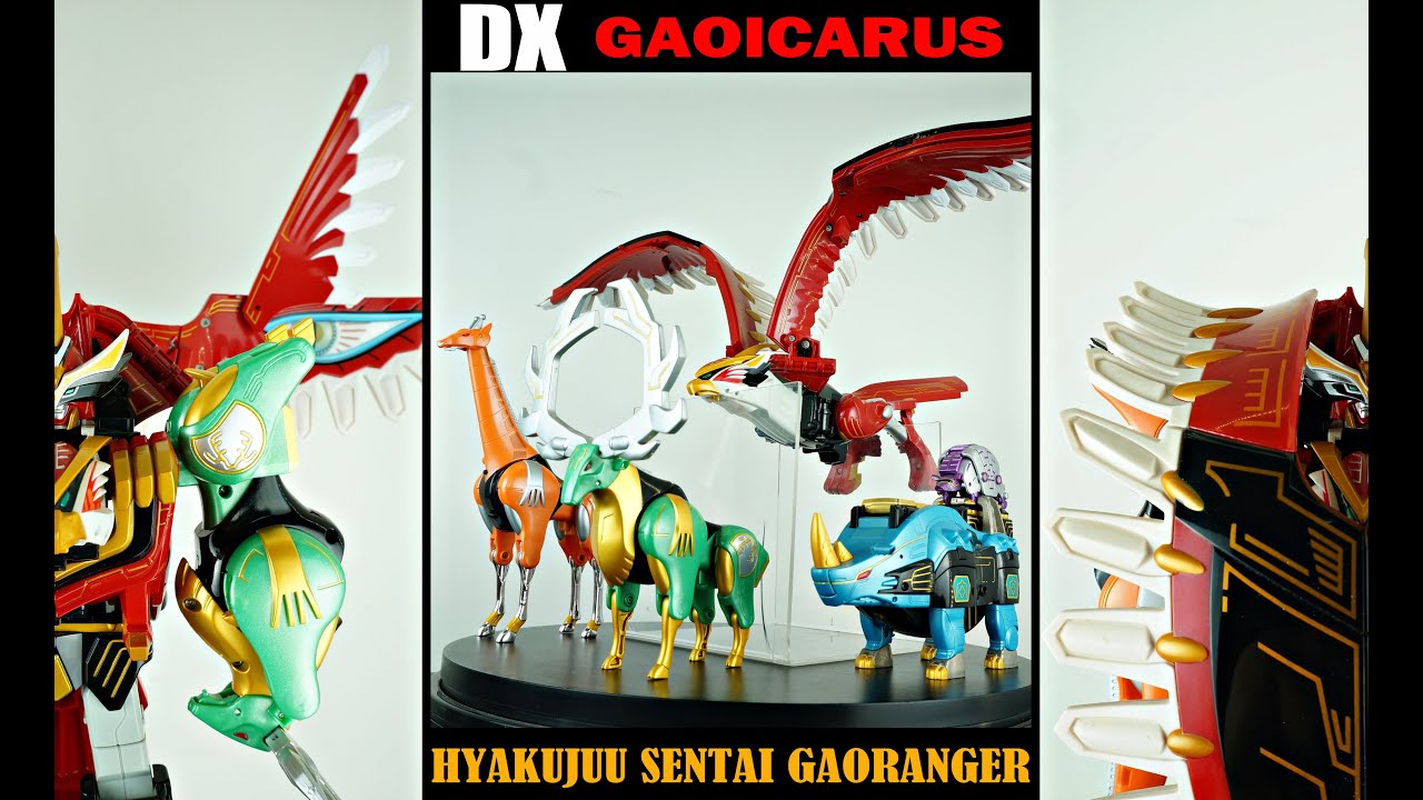 DX GaoIcarus 百獣合体ガオイカロス - YouTube