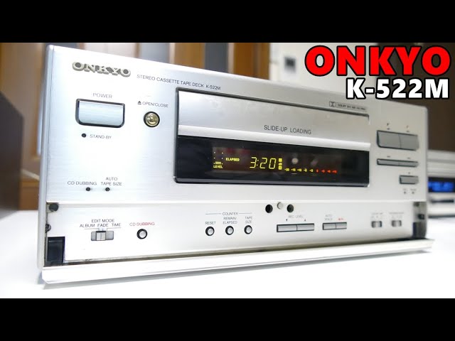 動作検証！ONKYO K-522M - YouTube