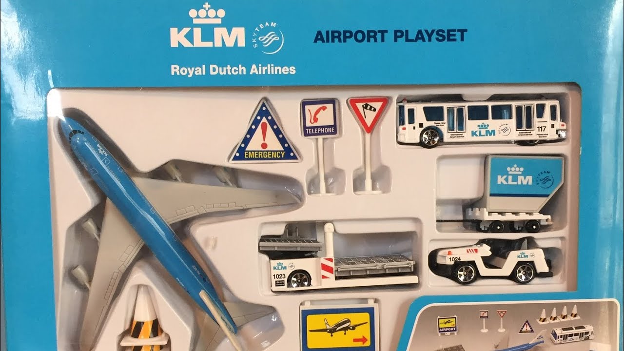 空港模型セット AIRPORT PLAYSET AIRFRANCE KLM KLM & Air France