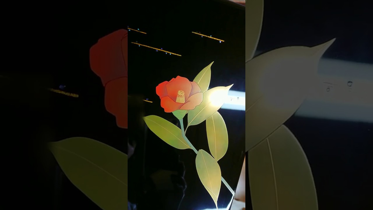 硯箱 椿蒔絵 429,000円（税込） | 輪島塗の塗師屋 輪島漆器大雅堂