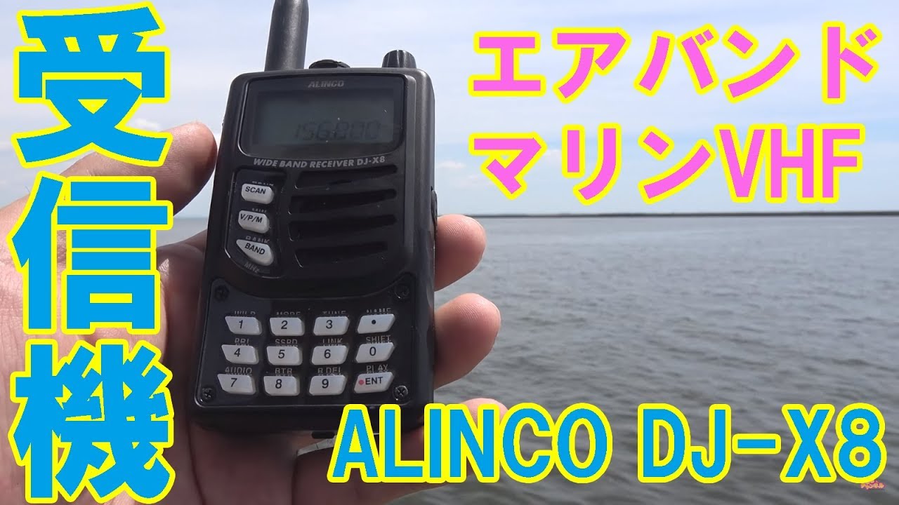 ALINCO DJ-X8 Handheld Receiver: Recommended for Beginners of