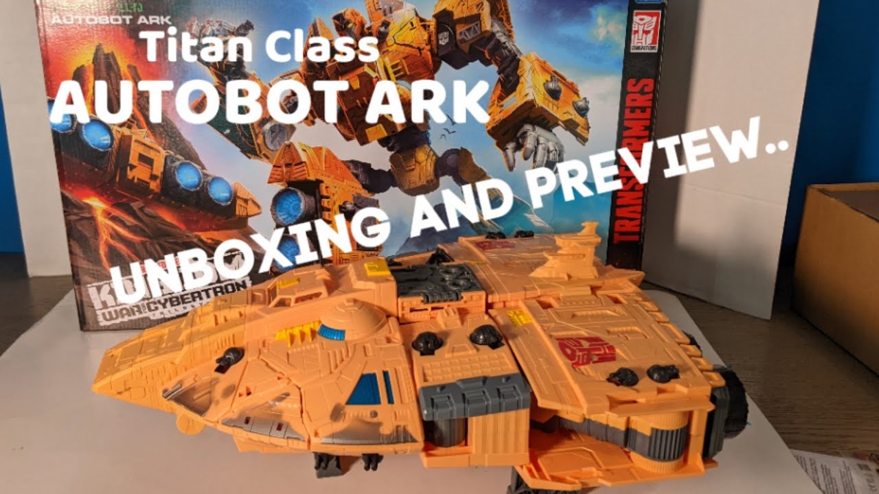 Transformers AUTOBOT ARK & MAINFRAME WFC Kingdom Titan Class