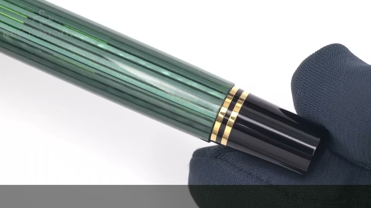 Pelikan ペリカン 万年筆 スーベレーン M400 グリーンストライプ EF