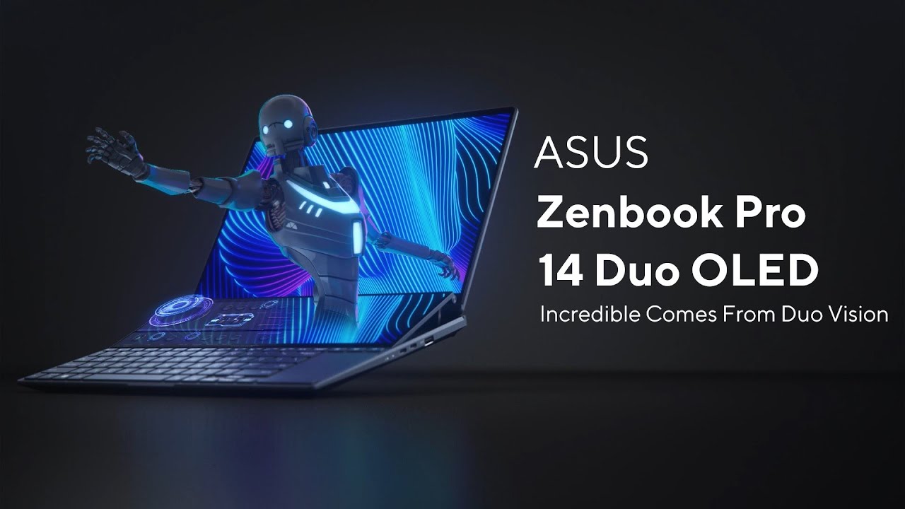 デュアルティスプレイ搭載のノートPC「ASUS Zenbook Pro 14 Duo OLED