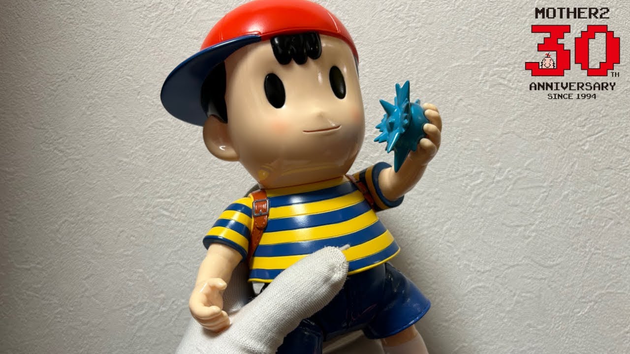 MOTHER2】ネスのソフビが届いたぞ！【30周年】 - YouTube