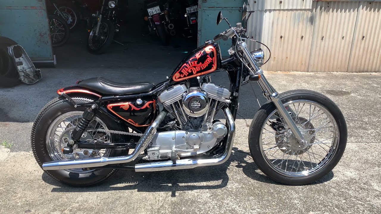 ハーレーダビッドソン】1995年XL883（1200㏄ボアアップ）カスタム車