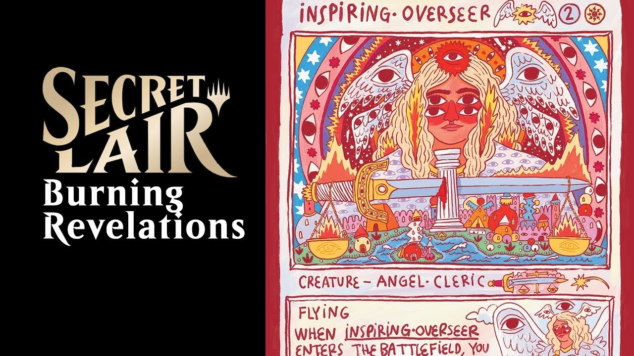 Secret lair Burning Revelations 限定 4つセット Secret lair Burning